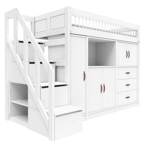 Hochbett - High Sleeper - LIFETIME Kidsrooms - Einpersonen / modern / Bettkasten