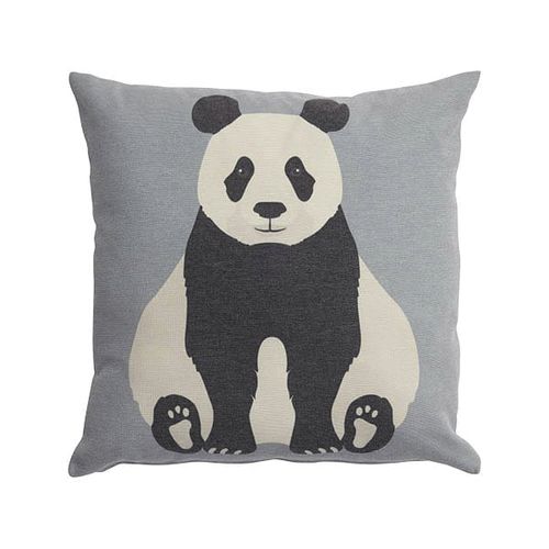 Quadratisches Kissen - Panda  - LIFETIME Kidsrooms - Tiermuster / für Privatgebrauch / Stoff