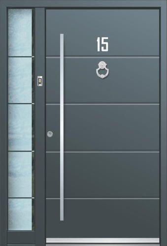 Eingangstür - AGE 1044 - INOTHERM - Glas / Aluminium / Edelstahl