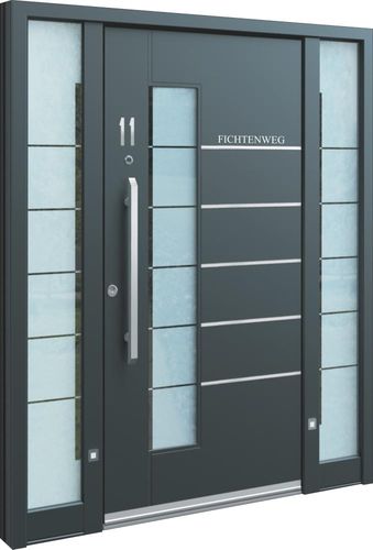 Eingangstür - AGE 1130 - INOTHERM - Glas / Aluminium / Edelstahl