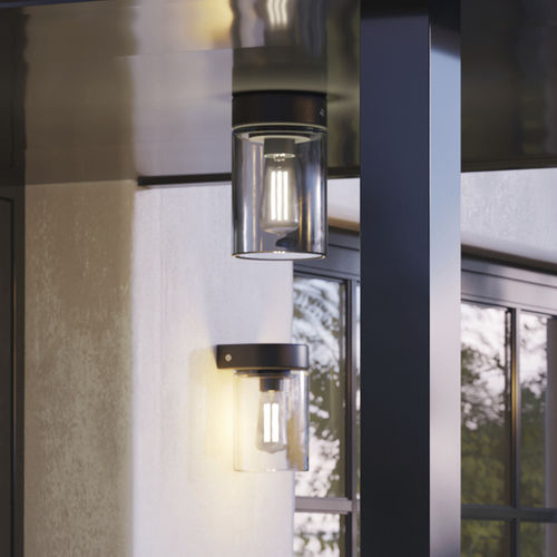 Moderne Deckenleuchte - TESLA - Royal Botania - rund / Glas / Aluminium