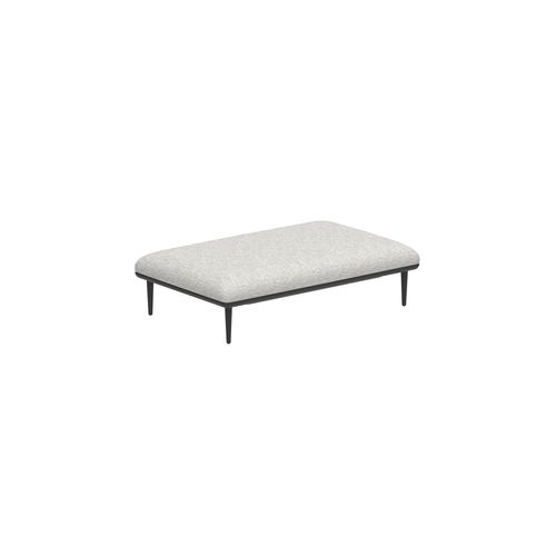 Moderne Polsterbank - STYLETTO  - Royal Botania - Stoff / Gestell aus Aluminium / Aluminium