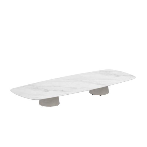 Moderner Couchtisch - CONIX - Royal Botania - Teakholz / Keramik / Beton