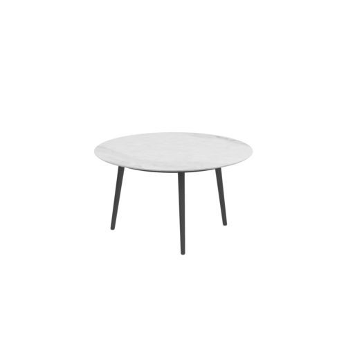 Moderner Esstisch - STYLETTO - Royal Botania - Teakholz / Keramik / Gestell aus Aluminium