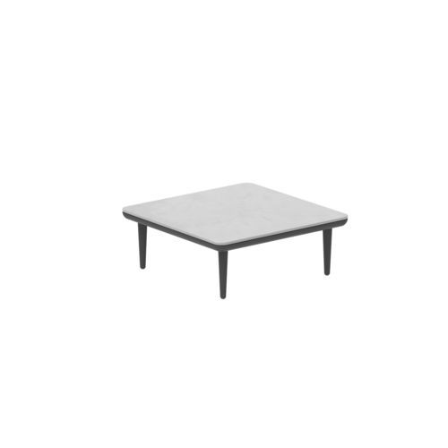 Moderner Couchtisch - STYLETTO - Royal Botania - Teakholz / Keramik / Gestell aus Aluminium