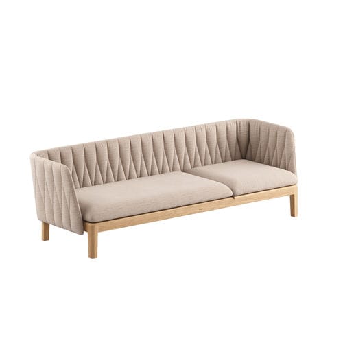 Modernes Sofa - CALYPSO 210P - Royal Botania - für Außenbereich / Stoff / mit Armlehnen