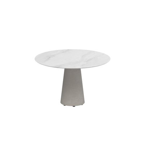 Moderner Esstisch - CONIX - Royal Botania - Teakholz / Keramik / Beton