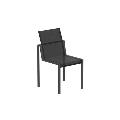 Moderner Esszimmerstuhl - ALURA 47 - Royal Botania - für Außenbereich / Batyline® / Gestell aus Aluminium