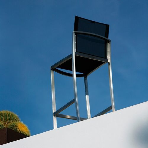 Moderner Barstuhl - OZON - Royal Botania - für Außenbereich / Batyline® / Gestell aus rostfreiem Edelstahl