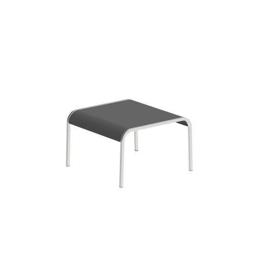 Moderner Beistelltisch - QT - Royal Botania - Aluminium / Gestell aus rostfreiem Edelstahl / quadratisch