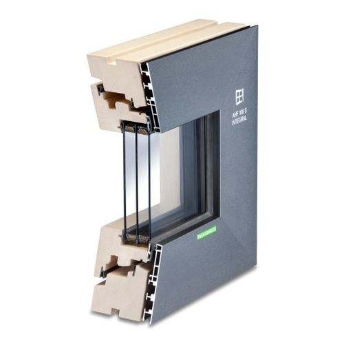 Holzfenster - AHF 105 S INTEGRAL - Kneer GmbH Fenster und Türen  - Aluminium / Flügel / Schiebe