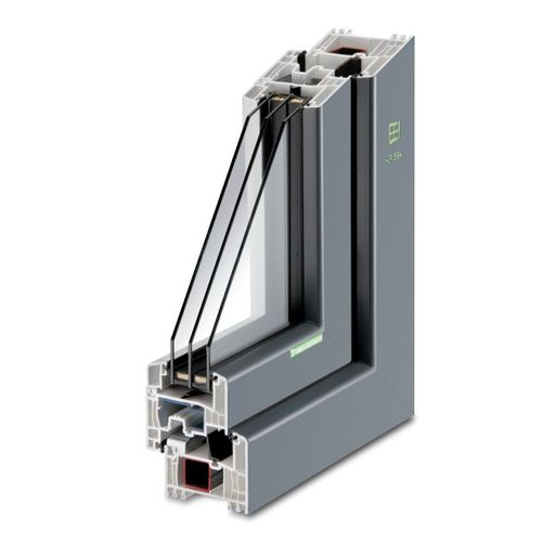 PVC-Fenster - KF 594 - Kneer GmbH Fenster und Türen  - Flügel / mit Dreifachverglasung