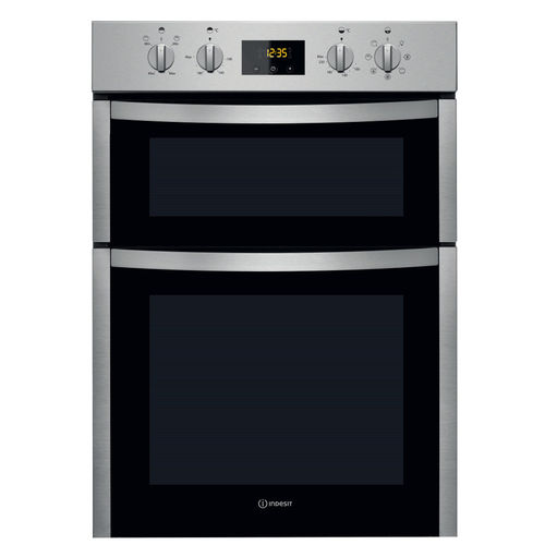 Elektroofen - DDD 5340 C IX - Indesit - Umluft / Stikken / mit Rotisserie-Funktion