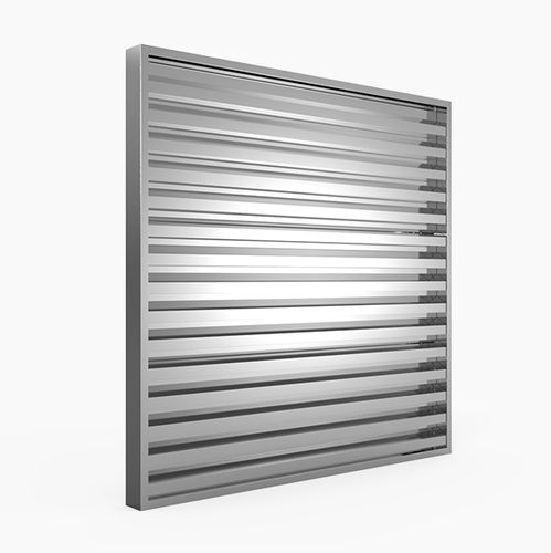 Aluminium-Lüftungsgitter - 511GE - MLL-HAMBURG® - rechteckig / quadratisch / zur Außenaufstellung
