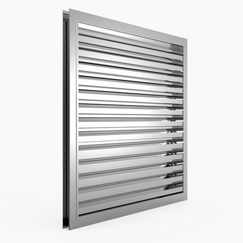 Aluminium-Lüftungsgitter - 513 - MLL-HAMBURG® - rechteckig / quadratisch / zur Außenaufstellung