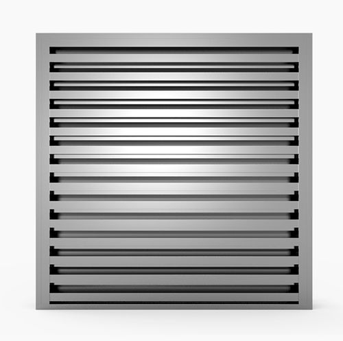 Aluminium-Lüftungsgitter - 621V IP23D - MLL-HAMBURG® - rechteckig / quadratisch / zur Außenaufstellung