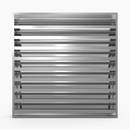 Aluminium-Lüftungsgitter - 622AG - MLL-HAMBURG® - rechteckig / quadratisch / zur Außenaufstellung