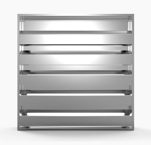 Aluminium-Lüftungsgitter - 692AG - MLL-HAMBURG® - rechteckig / quadratisch / zur Außenaufstellung
