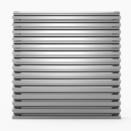 Aluminium-Lüftungsgitter - 514FMK - MLL-HAMBURG® - rechteckig / quadratisch / zur Außenaufstellung