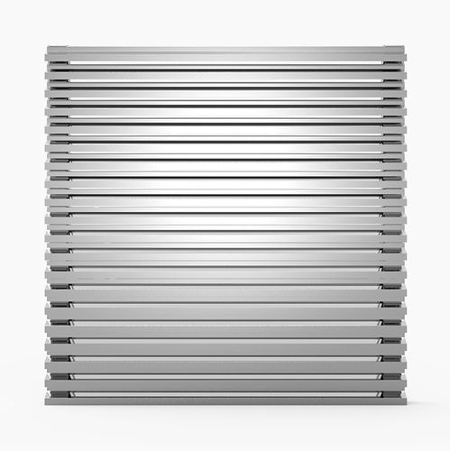 Aluminium-Lüftungsgitter - 514XSFMK - MLL-HAMBURG® - rechteckig / quadratisch / zur Außenaufstellung