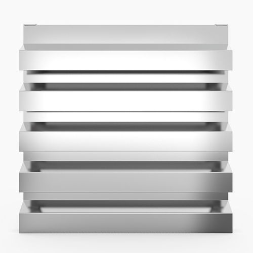 Aluminium-Lüftungsgitter - 694 - MLL-HAMBURG® - rechteckig / quadratisch / zur Außenaufstellung