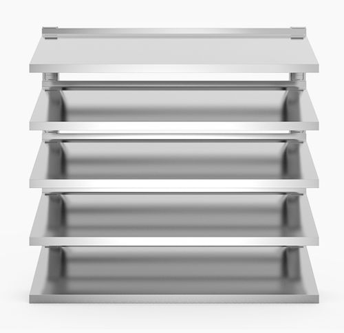Aluminium-Lüftungsgitter - 754HEIFMK - MLL-HAMBURG® - rechteckig / quadratisch / zur Außenaufstellung
