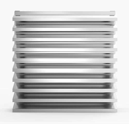 Aluminium-Lüftungsgitter - 786 - MLL-HAMBURG® - rechteckig / quadratisch / zur Außenaufstellung