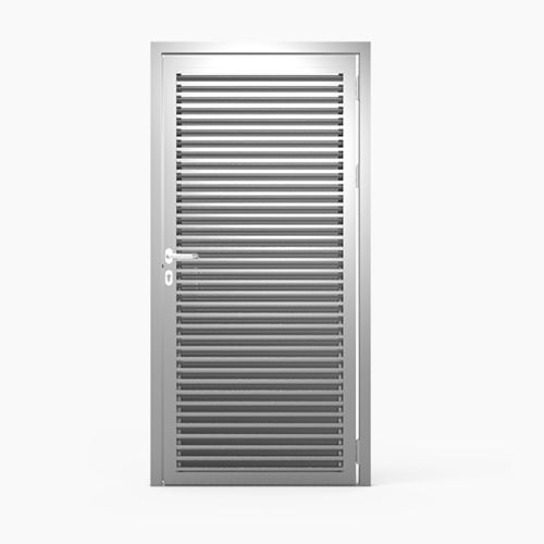 Eingangstür - SINGLE-PANEL : 622 - MLL-HAMBURG® - Aluminium / einflügelig / ohne Verglasung