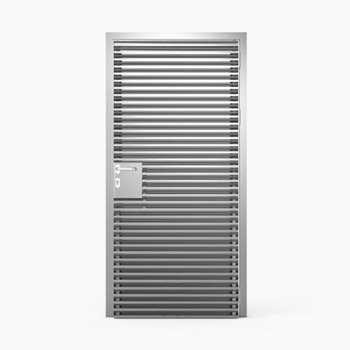 Eingangstür - SINGLE-PANEL : 624 - MLL-HAMBURG® - Aluminium / einflügelig / ohne Verglasung