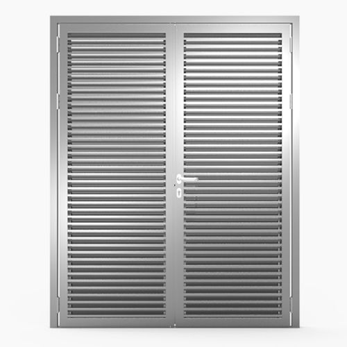 Eingangstür - TWO-PANEL : 622 - MLL-HAMBURG® - Aluminium / einflügelig / ohne Verglasung