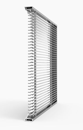 Aluminium-Lüftungsgitter - 511BI - MLL-HAMBURG® - rechteckig / linear / für professionellen Gebrauch