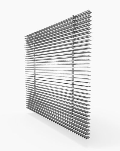Aluminium-Lüftungsgitter - 513BI - MLL-HAMBURG® - rechteckig / linear / Abdeckung