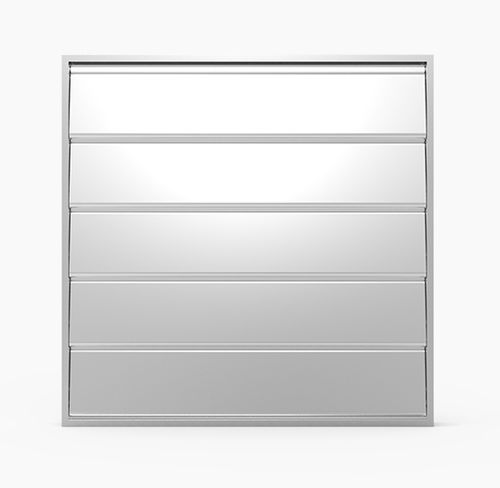 Aluminium-Lüftungsklappe - 551C - MLL-HAMBURG® - für Gebäude / zur Druckentlastung
