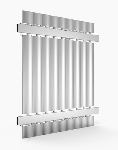 Aluminium-Sonnenschutzlamelle - SONAL D : VB-V-150-ND-00 - MLL-HAMBURG® - für Fassaden / für Dach / für Fenster