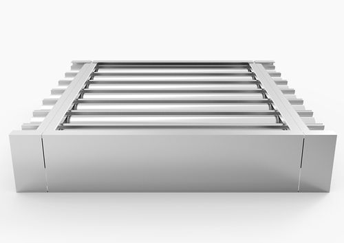 Aluminium-Sonnenschutzlamelle - SONAL H10 : HS-H-H10R-EP200 - MLL-HAMBURG® - für Fassaden / horizontal / starr
