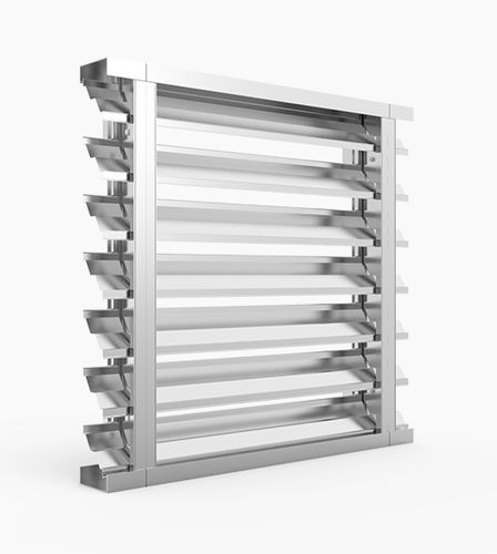 Aluminium-Sonnenschutzlamelle - SONAL H10 : VS-H-H10Z-RP120 - MLL-HAMBURG® - für Fassaden / vertikal / starr