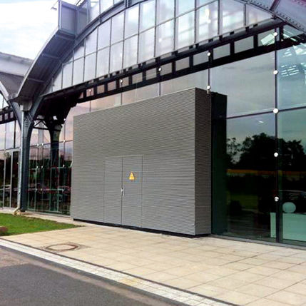 Aluminium-Lüftungsgitter - 615L - MLL-HAMBURG® - rechteckig / quadratisch / zur Außenaufstellung
