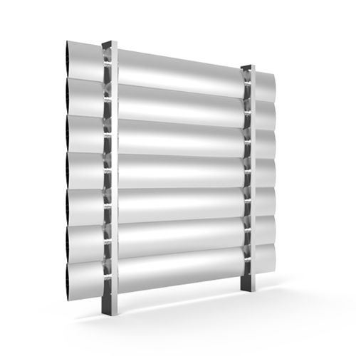 Aluminium-Sonnenschutzlamelle - VB-H-200-ND-00 - MLL-HAMBURG® - für Fassaden / für Dach / für Fenster