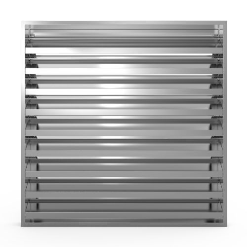 Aluminium-Lüftungsgitter - 621 - MLL-HAMBURG® - rechteckig / quadratisch / zur Außenaufstellung