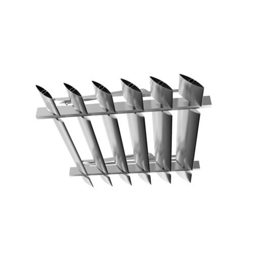 Aluminium-Sonnenschutzlamelle - HB-H-240-ND-00 - MLL-HAMBURG® - vertikal / horizontal / schwenkbar