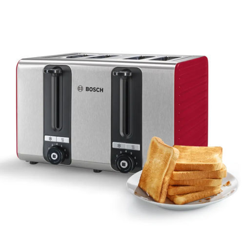 4-Scheiben-Toaster - TAT7S44GB - BOSCH - rot