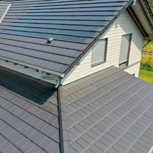 Flachdachziegel - G 10 - Dachziegelwerke Nelskamp - Portugiesische / Ton / Großformat