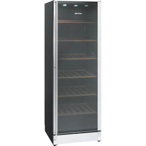 Service-Weinkühlschrank - SCV115G - SMEG - Multi-Temperatur / freistehend / Holz