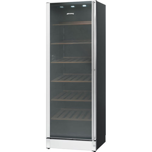 Service-Weinkühlschrank - SCV115GS - SMEG - Multi-Temperatur / freistehend / Holz