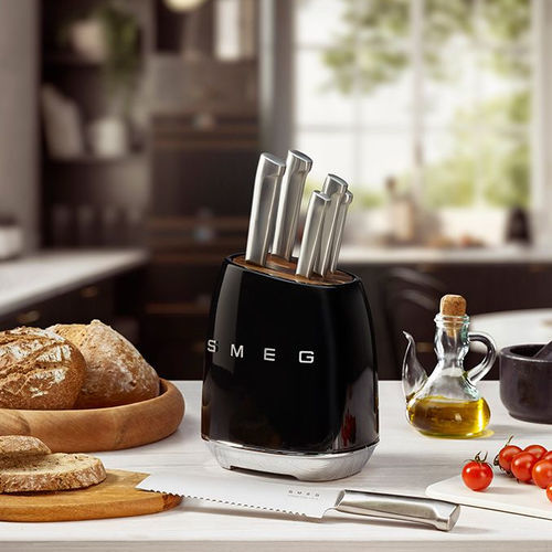 Brotmesser mit Metallgriff - KBSF02BL - SMEG - mit Metallklinge