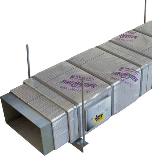 Thermoisolierung - FastWrap XL Duct Wrap - Morgan Advanced Materials - Innenbereich / für Schächte