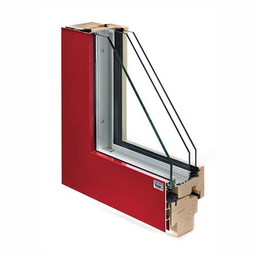 Holzfenster - TRI-STAR K - Rauh SR Fensterbau - Aluminium / Fall / mit Dreifachverglasung