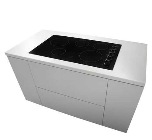 Glaskeramik-Kochfeld - FFEC3624PB - Frigidaire - mit 5 Kochfeldern / Einbau / mit Touch-Steuerung