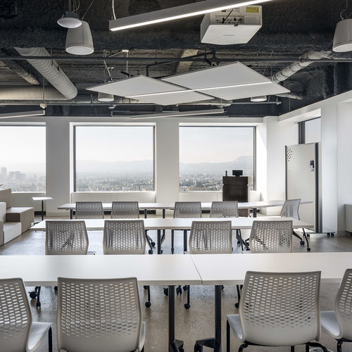 Moderner Unterrichtstisch - AWARE - Allsteel - Laminat / Gestell aus Metall / rechteckig