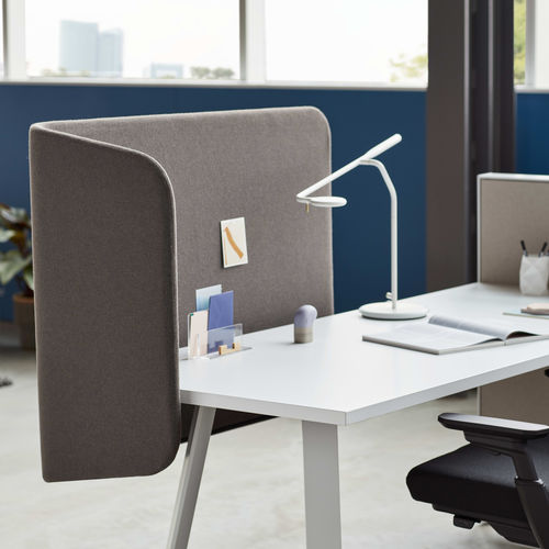 Tisch-Bürotrennwand - UNIVERSAL - Allsteel - Stoff / modulierbar / schallisoliert